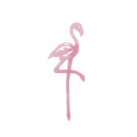 Pink Flamingo Cake Topper by Rice DK